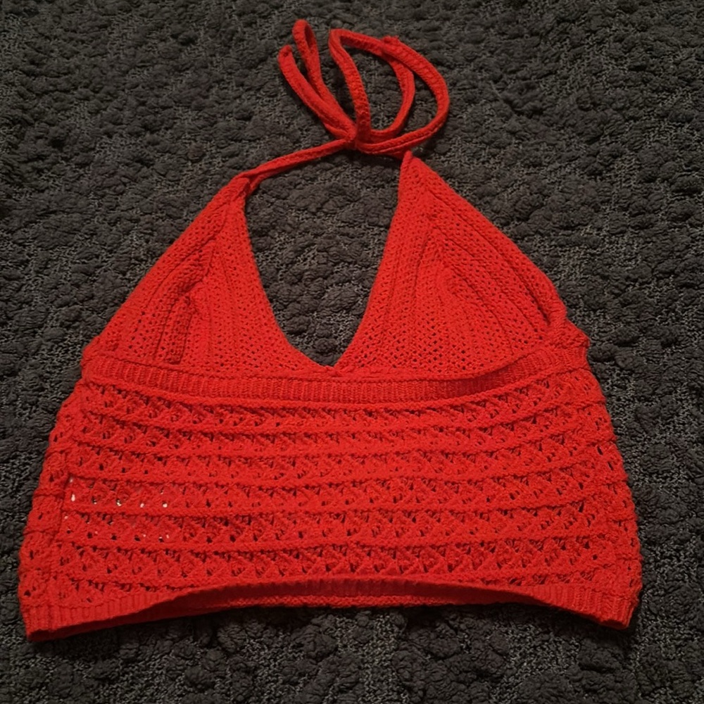 NWOT Shein crochet crop top - Picture 2 of 4